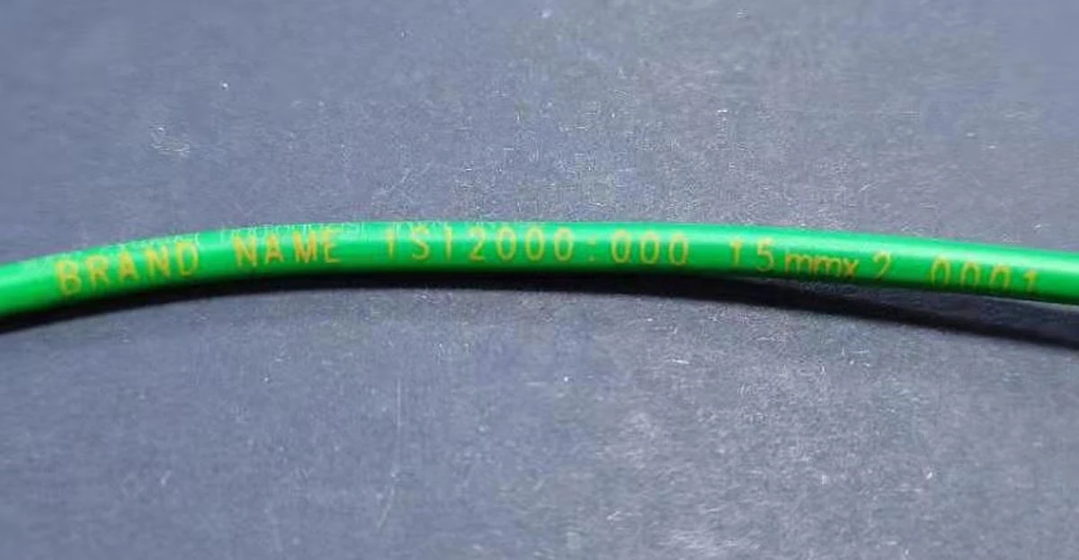 UV laser color wire marking