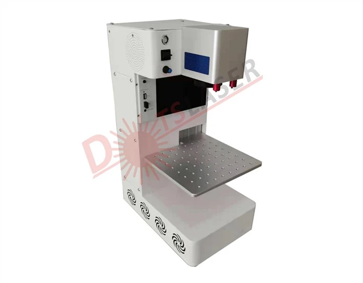 Mini Fiber Laser Npav Thiab Engraving Machine