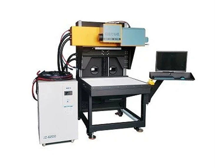 Co2 laser engraving ntawm cov thawv kom hniav