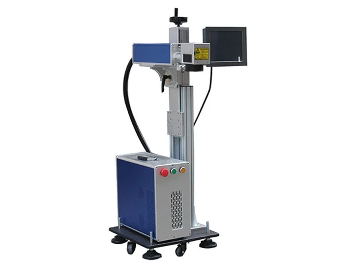 Fiber Flying Laser Marking Tshuab